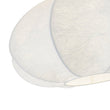 Load image into Gallery viewer, Farmhouze Light - Ambient Round Cage White Silk Flush Mount Light - Ceiling Light - 19 in -