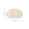 Load image into Gallery viewer, Farmhouze Light - Ambient Round Cage White Silk Flush Mount Light - Ceiling Light - 19 in -