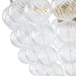 Load image into Gallery viewer, Farmhouze Light - Art Deco Glam Cascading Swirled Glass Bubble Chandelier - Chandelier - 23.6 in -