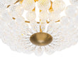 Load image into Gallery viewer, Farmhouze Light - Art Deco Glam Cascading Swirled Glass Bubble Chandelier - Chandelier - 23.6 in -