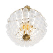 Load image into Gallery viewer, Farmhouze Light - Art Deco Glam Cascading Swirled Glass Bubble Chandelier - Chandelier - 23.6 in -