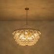 Load image into Gallery viewer, Farmhouze Light - Art Deco Glam Cascading Swirled Glass Bubble Chandelier - Chandelier - 31.5 in -
