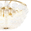 Load image into Gallery viewer, Farmhouze Light - Art Deco Glam Cascading Swirled Glass Bubble Chandelier - Chandelier - 31.5 in -