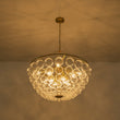 Load image into Gallery viewer, Farmhouze Light - Art Deco Glam Cascading Swirled Glass Bubble Chandelier - Chandelier - 31.5 in -
