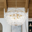 Load image into Gallery viewer, Farmhouze Light - Art Deco Glam Cascading Swirled Glass Bubble Chandelier - Chandelier - 31.5 in -
