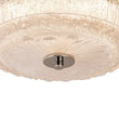 Load image into Gallery viewer, Farmhouze Light - Baroque Chrome Ice Textured Glass LED Flush Mount - Ceiling Light - Chrome -