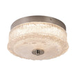 Load image into Gallery viewer, Farmhouze Light - Baroque Chrome Ice Textured Glass LED Flush Mount - Ceiling Light - Chrome -
