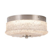 Load image into Gallery viewer, Farmhouze Light - Baroque Chrome Ice Textured Glass LED Flush Mount - Ceiling Light - Chrome -