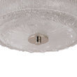 Load image into Gallery viewer, Farmhouze Light - Baroque Chrome Ice Textured Glass LED Flush Mount - Ceiling Light - Chrome -
