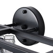 Load image into Gallery viewer, Farmhouze Light - Black Chrome Crystal Accented Bathroom Vanity Wall Light - Wall Sconce - 4 Bulbs -