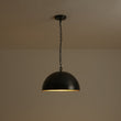 Load image into Gallery viewer, Farmhouze Light - Black Gold Industrial Oversized Metal Dome Pendant Light - Pendant - 15 in -