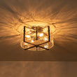 Load image into Gallery viewer, Farmhouze Light-Black Water Glass Round Semi Flush Mount Ceiling Light-Ceiling Light-Black-
