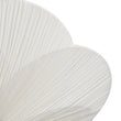 Load image into Gallery viewer, Farmhouze Light - Bohemian Round Ribbed Ivory Fabric Bloom Semi Flush Light - Ceiling Light - Ivory -