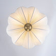 Load image into Gallery viewer, Farmhouze Light - Bohemian White Fabric Round Scalloped Cage Pendant - Chandelier - Ivory -