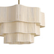 Load image into Gallery viewer, Farmhouze Light - Boho Bleached String Tiered Round Lantern Pendant Light - Chandelier - White -