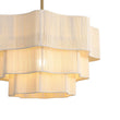 Load image into Gallery viewer, Farmhouze Light - Boho Bleached String Tiered Round Lantern Pendant Light - Chandelier - White -