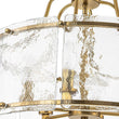 Load image into Gallery viewer, Farmhouze Light-Brass 6-Light Textured Glass Drum Lantern Pendant-Chandelier-Brass-