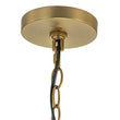 Load image into Gallery viewer, Farmhouze Light-Brass 6-Light Textured Glass Drum Lantern Pendant-Chandelier-Brass-