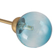 Load image into Gallery viewer, Farmhouze Light - Brass 8 - Light Bubble Round Sputnik Semi Flush Mount Light - Ceiling Light - Blue -