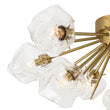 Load image into Gallery viewer, Farmhouze Light - Brass 9 - Light Ice Glass Shade Sputnik Ceiling Light - Ceiling Light - 9 - Light - Brass