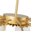 Load image into Gallery viewer, Farmhouze Light - Classic 12 - Light Sputnik Frosted Glass Globe Semi Flush - Ceiling Light - Dual - Use Chandelier -