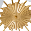 Load image into Gallery viewer, Farmhouze Light - Classic 16 - Light Sputnik Frosted Glass Globe Semi Flush - Ceiling Light - Brass -