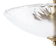 Load image into Gallery viewer, Farmhouze Light - Classic 3 - Light Round Glass Saucer Semi Flush Mount - Ceiling Light - Frosted Glass -