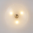 Load image into Gallery viewer, Farmhouze Light - Classic 3 - Light Round Glass Saucer Semi Flush Mount - Ceiling Light - Frosted Glass -