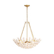 Load image into Gallery viewer, Farmhouze Light - Classic Luxury Crystal Flower Gold Basin Chandelier - Chandelier - Brass -