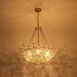 Load image into Gallery viewer, Farmhouze Light - Classic Luxury Crystal Flower Gold Basin Chandelier - Chandelier - Brass -