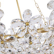 Load image into Gallery viewer, Farmhouze Light - Classic Luxury Crystal Flower Gold Basin Chandelier - Chandelier - Brass -
