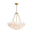 Load image into Gallery viewer, Farmhouze Light - Classic Luxury Crystal Flower Gold Basin Chandelier - Chandelier - Brass -
