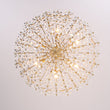 Load image into Gallery viewer, Farmhouze Light - Classic Luxury Crystal Flower Gold Basin Chandelier - Chandelier - Brass -