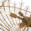 Load image into Gallery viewer, Farmhouze Light - Classic Luxury Crystal Flower Gold Basin Chandelier - Chandelier - Brass -