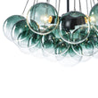 Load image into Gallery viewer, Farmhouze Light - Cluster Colored Tinted Glass Globe Bubble Chandelier - Chandelier - Gray -