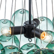 Load image into Gallery viewer, Farmhouze Light - Cluster Colored Tinted Glass Globe Bubble Chandelier - Chandelier - Gray -