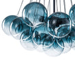 Load image into Gallery viewer, Farmhouze Light - Cluster Colored Tinted Glass Globe Bubble Chandelier - Chandelier - Gray -