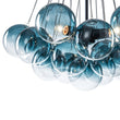 Load image into Gallery viewer, Farmhouze Light - Cluster Colored Tinted Glass Globe Bubble Chandelier - Chandelier - Gray -