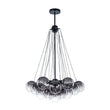 Load image into Gallery viewer, Farmhouze Light - Cluster Colored Tinted Glass Globe Bubble Chandelier - Chandelier - Gray -