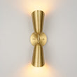 Load image into Gallery viewer, Farmhouze Light - Contemporary Bathroom Up and Down Brass Cone Wall Light - Wall Sconce - 2 Packs -