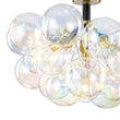 Load image into Gallery viewer, Farmhouze Light - Contemporary Clear Rainbow Glass Cluster Bubble Ceiling Light - Ceiling Light - Black -