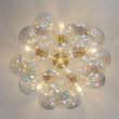 Load image into Gallery viewer, Farmhouze Light - Contemporary Clear Rainbow Glass Cluster Bubble Ceiling Light - Ceiling Light - White -