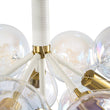 Load image into Gallery viewer, Farmhouze Light - Contemporary Clear Rainbow Glass Cluster Bubble Ceiling Light - Ceiling Light - White -