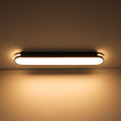 Load image into Gallery viewer, Farmhouze Light - Contemporary Matte Black Oval Dimmable LED Ceiling Light - Ceiling Light - 3000K Warm White -