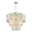 Load image into Gallery viewer, Farmhouze Light - Contemporary Radiant crystal 3 - Tier Drum Cage Chandelier - Chandelier - 24 in -