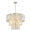 Load image into Gallery viewer, Farmhouze Light - Contemporary Radiant crystal 3 - Tier Drum Cage Chandelier - Chandelier - 24 in -