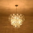 Load image into Gallery viewer, Farmhouze Light - Contemporary Radiant crystal 3 - Tier Drum Cage Chandelier - Chandelier - 24 in -