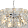 Load image into Gallery viewer, Farmhouze Light - Contemporary Radiant crystal 3 - Tier Drum Cage Chandelier - Chandelier - 24 in -