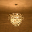 Load image into Gallery viewer, Farmhouze Light - Contemporary Radiant crystal 3 - Tier Drum Cage Chandelier - Chandelier - 24 in -
