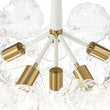 Load image into Gallery viewer, Farmhouze Light - Dimmable Cluster Decorative Pattern Glass Bubble Chandelier - Chandelier - White -